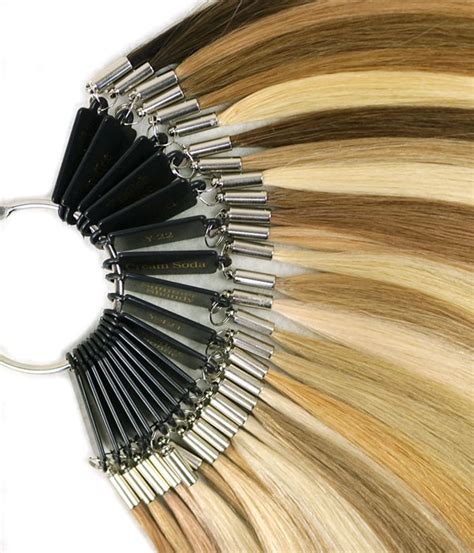For anyone looking to enhance their hair color or change it entirely, a hair color chart is definitely a useful tool for determining which one of the many shades to choose. Color Chart- Human Hair Color Ring For BLonde Shades ...