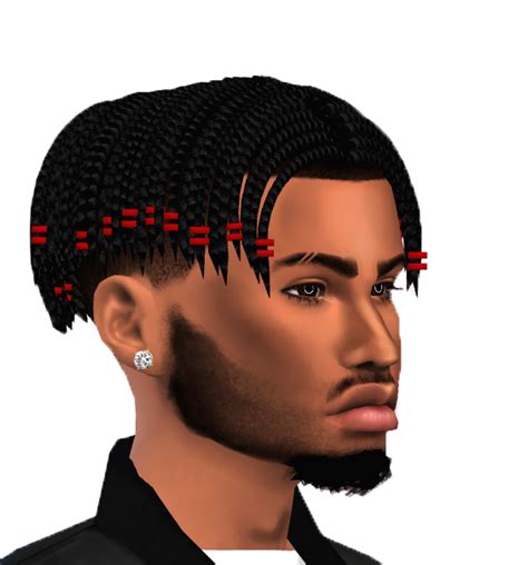 Braids With Beads For Men Xxblacksims Sims 4 Hair Male Sims Hair Sims