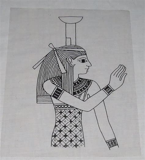 Egyptian Goddess Nephthys Transparency 85 By 11 Inches For Sale Egypt Art Site