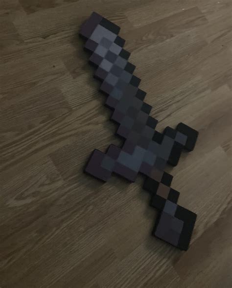 Minecraft Deluxe Netherite Motion Sound Toy Sword In