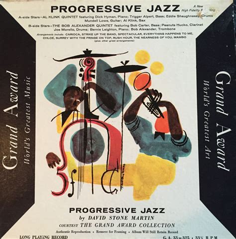 Progressive Jazz From A Series Of Art Covers On The Grand Award Label