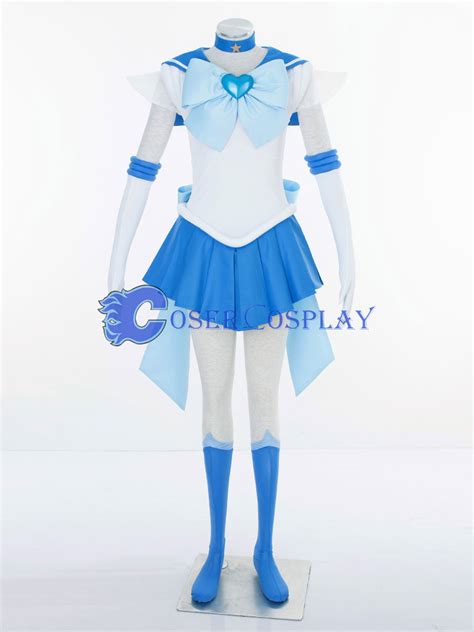 Sailor Moon Crystal Mercury Mizuno Ami Amy Anderson Cosplay Costume