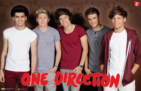 They were solo contestants placed into a group during the seventh season of the x factor uk in 2010, where they finished in third place. One Direction Poster and Poster Books