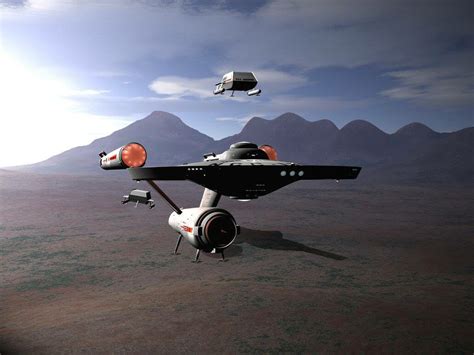 The Enterprise Never Landed In The Original Series Due To The Cost Of