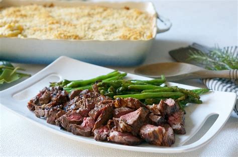 A traditional roast with hearty sides? Grilled Soy Pepper Beef Tenderloin - Forks and Folly