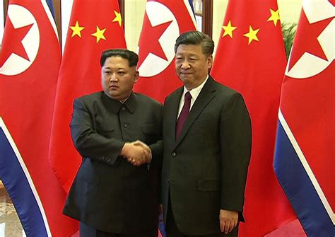 North koreans are sent to labour abroad . North Korea's Kim Jong Un met China's Xi Jinping on first ...