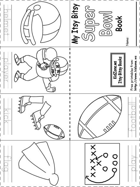 Itsy Bitsy Book Super Bowl Book Keep Your Preschool And Early