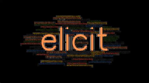 Elicit Past Tense Verb Forms Conjugate Elicit