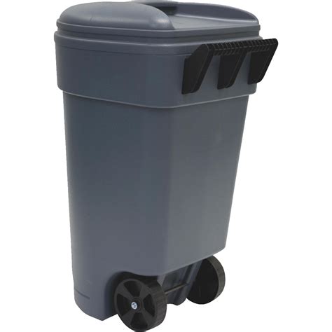 50 Gallon Wheeled Commercial Trash Can