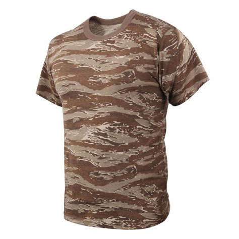 Rothco Desert Tiger Stripe Camo Camouflage T Shirt