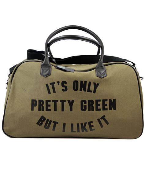 Pretty Green Retro Indie Mod Its Only Pretty Green Weekender Bag