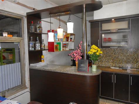 Contoh lemari dapur bersih dengan minibar di bintaro. BERLIAN KITCHEN SET MINIMALIS MURAH : Minibar Minimalis Modern