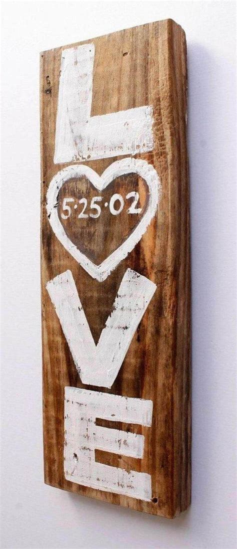 31 Sweet And Rustic Wooden Love Signs That Youll Love Rustic