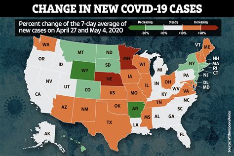 2018px x 1365px (128 colors). Coronavirus map shows US states where infections are ...