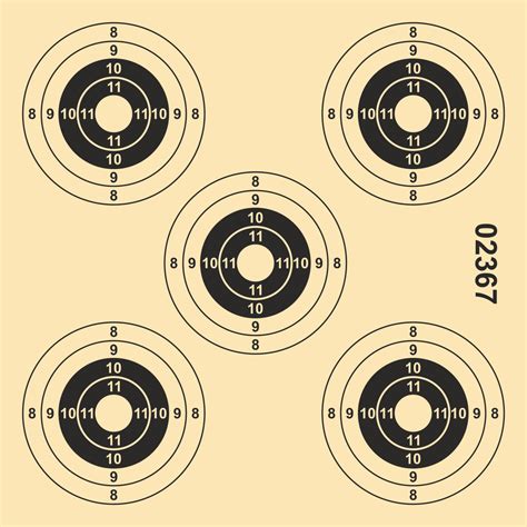 Home to free printable air pistol and air rifle targets. Target Shop | Air rifle target, 5 x 12 rings
