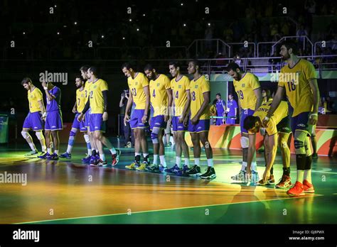 Rio De Janeiro Brazil 13th Aug 2016 Volleyball Olympics Players