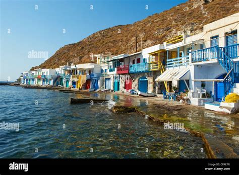 Old Fishing Village Of Klima Milos Cyclades Islands Greek Islands