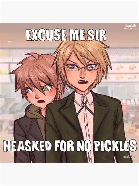 He Asked For No Pickles Meme Template