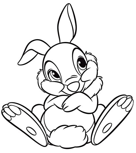 Walt Disney Coloring Pages Thumper Walt Disney Characters Photo