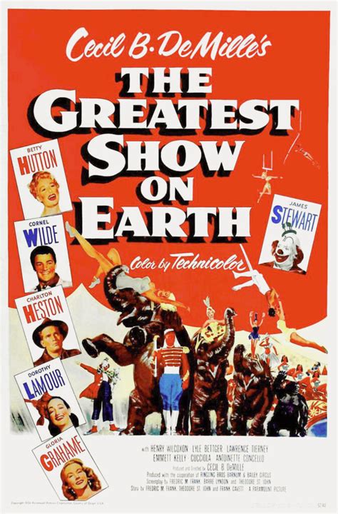 The Greatest Show On Earth 1952 The Best Picture Project