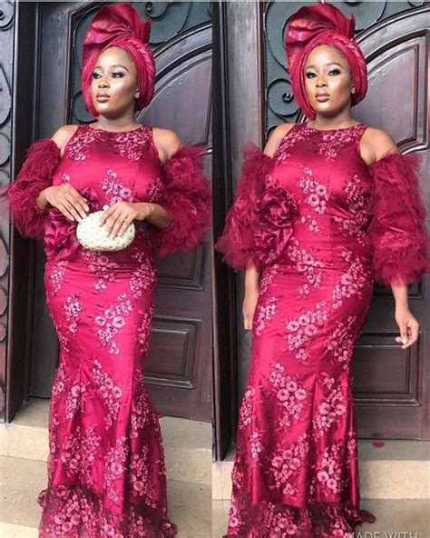 2019 Asoebi Long Gown Stylescollections Of Beautiful And Trendy Asoebi