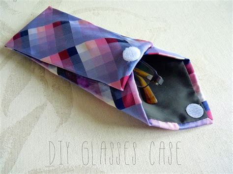 Contributor post by emily + erick of hello home shoppe. Trends With Benefits: Up-cycled Tie Glasses Case