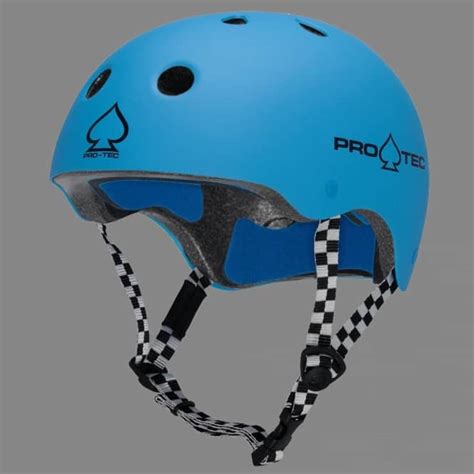 Pro Tec Classic Skate Helmet Rubber Gumball Blue Accessories From