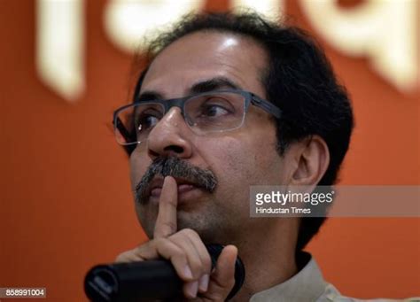 Press Conference Of Shiv Sena President Uddhav Thackeray Photos And