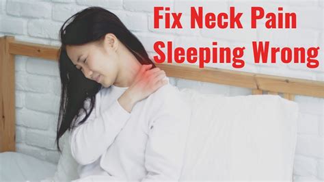 Fix Your Neck Pain After Sleeping Wrong Youtube