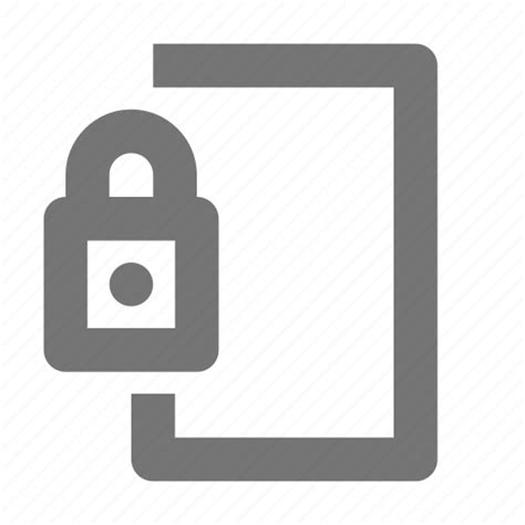 Door File Key Lock Padlock Protect Safe Secure Icon Icon
