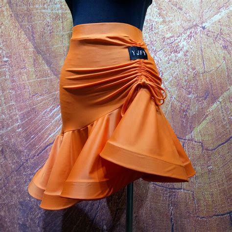 Women New Latin Salsa Tango Rumba Cha Cha Square Ballroom Dance Dress Skirt Hot Ebay In 2022