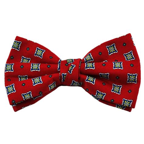 Red Fancy Bow Tie From Ties Planet Uk
