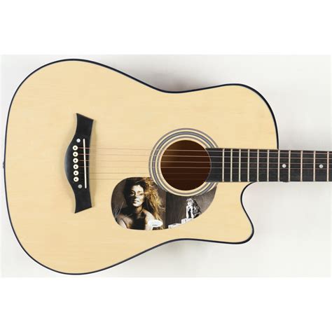 Shania Twain Signed 38 Acoustic Guitar Jsa Pristine Auction