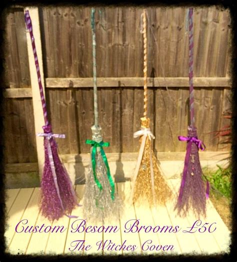 Handmade Decorated Besom Broom Cleansed By Thewitchescovenjewel