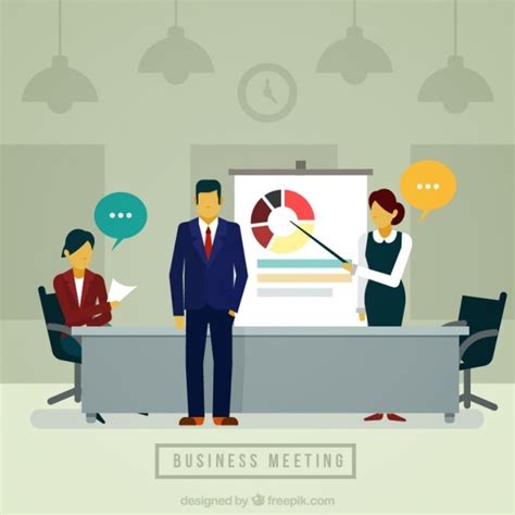 Business Exhibition Illustration Vector Free Download