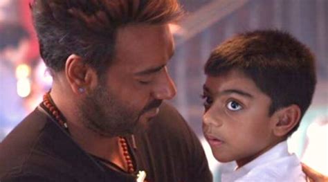 Ajay Devgns Son Yug Visits Him On Golmaal 4 Sets And Their Candid