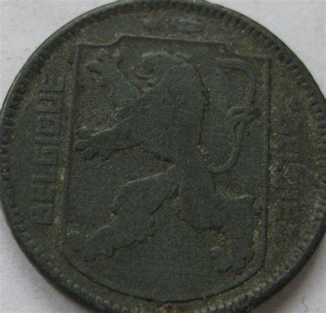 Belgium 1 Franc Frank Coins Belgique Belgian Oud Geld Munten Geld