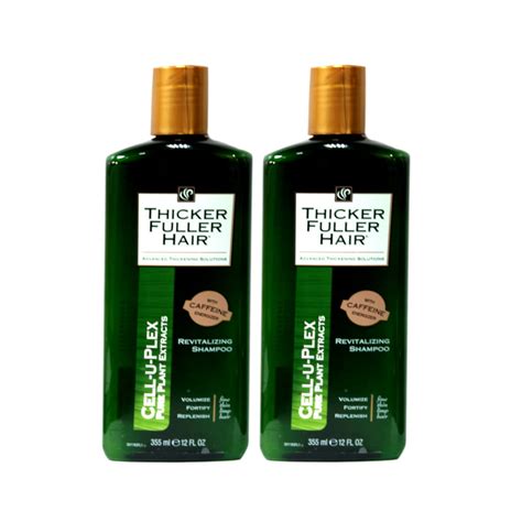 2 Pack Thicker Fuller Hair Revitalizing Shampoo 12 Oz Each Walmart