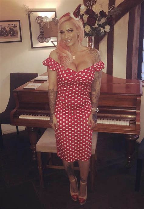 Jodie Marsh Wows In Dress Held Up By Luck Alone Daily Star