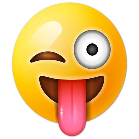 Winky Face Emoji With Tongue Out