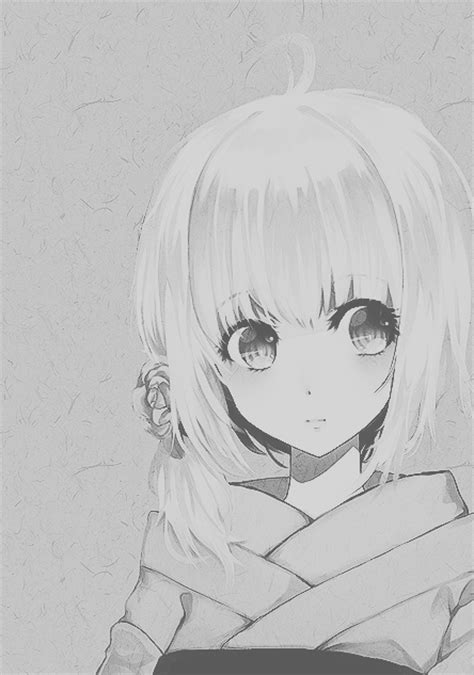 Grey Anime Girl By Sasukexsariya On Deviantart