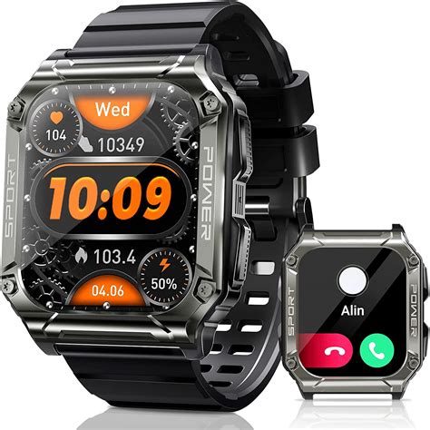 Smart Watch Military Smart Watches For Men 2 Military Watch With Bluetooth Call