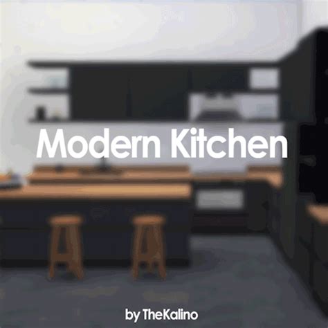 The Kalino — Modern Kitchen Set Includes Barstool Counter