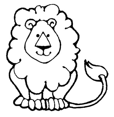 Download High Quality Lion Clipart Black And White Baby Transparent Png