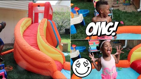 they were so surprised pool time fun with the twins 👶🏽👶🏾😍 youtube