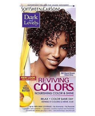 Discover hair care & hair color products for black, natural hair by dark and lovely. Dark & Lovely REVIVING COLORS semi-permanent hair color ...