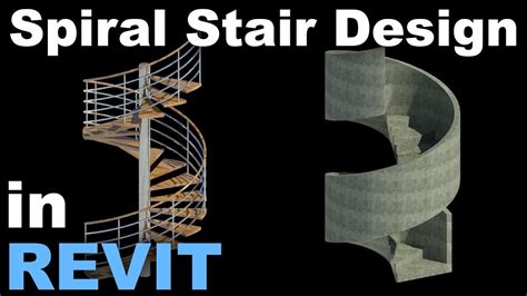 Two Spiral Stair Designs In Revit Tutorial Winding Stairs You