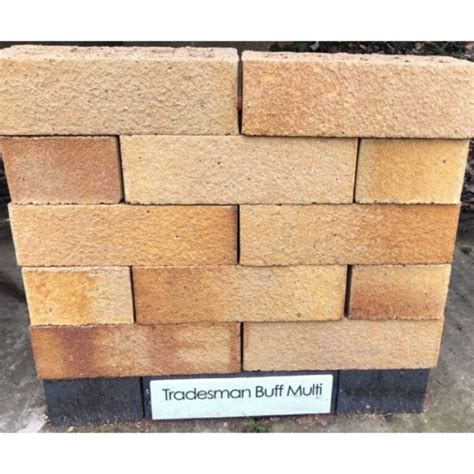 Ibstock Tradesman Buff Multi Cattybrook Wirecut Facing Brick Pack Of