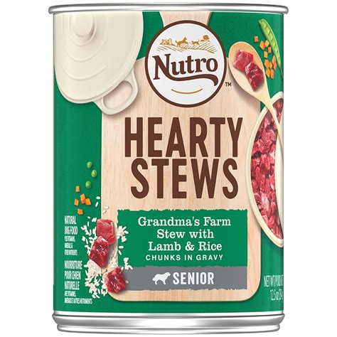 It also includes nutro's senior support system formula, which helps deliver the antioxidants your senior dog needs. Nutro Senior Hearty Stews Grandma's Farm Stew With Lamb ...
