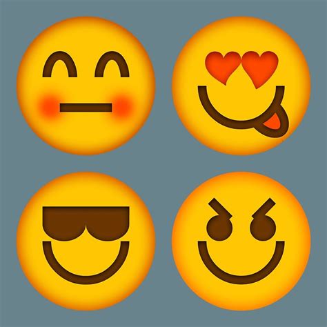240 Smiley Emoticons Icon Pack By Graphicques Codester
